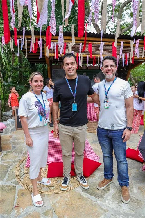 Clarisse Linhares, Felipe Lima e Lucas Brasil
