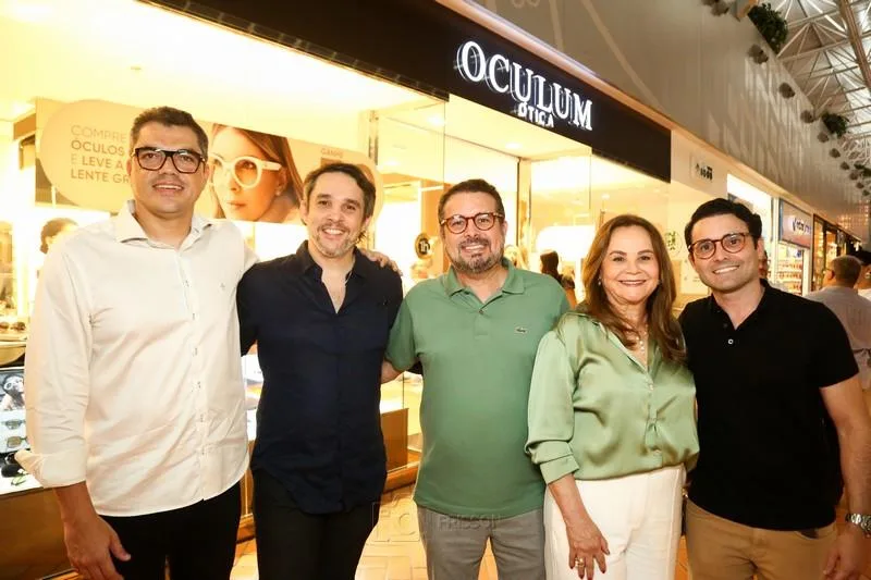 David Holanda, Thiago Augusto, Leonardo Chaves, Isabel e Lívio Chaves