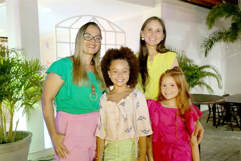 Alessandra, Mayte Vasconcelos, Vanda e Maria Julia Cavalcante