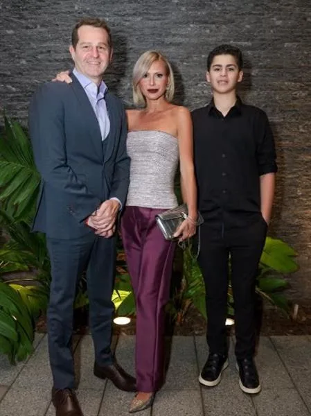Afonso Nigro, Mônica Salgado e o filho
