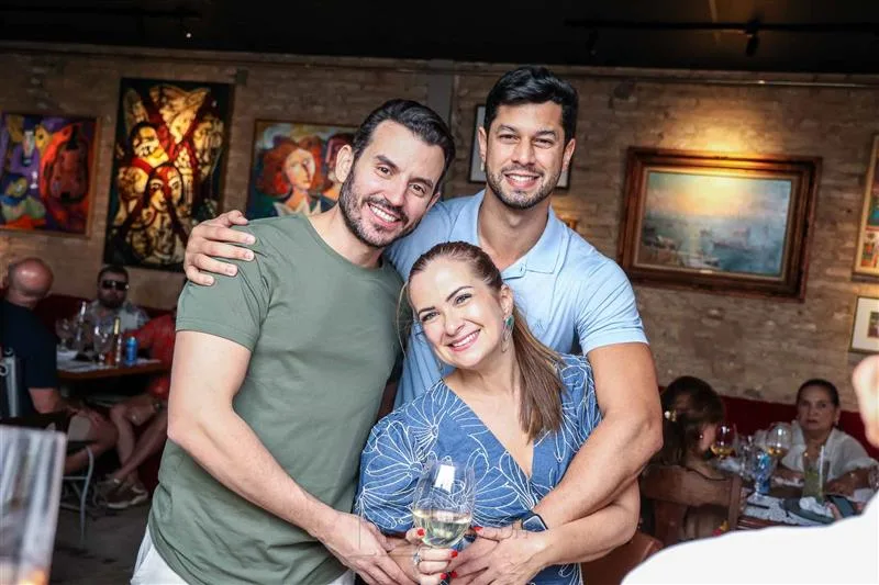 Airton Lavor, Briane de Castro e Sheldon Luis