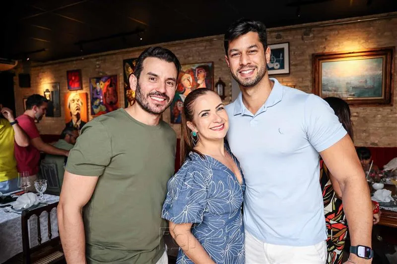 Airton Lavor, Briane de Castro e Sheldon Luis