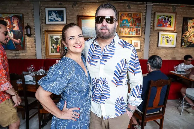 Briane de Castro e César Lima