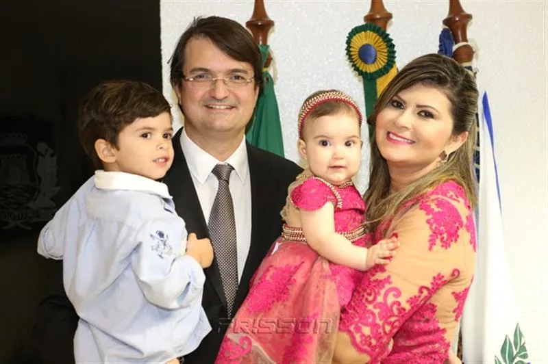 Arthur, Edilson, Letícia e Michelinne Pinheiro