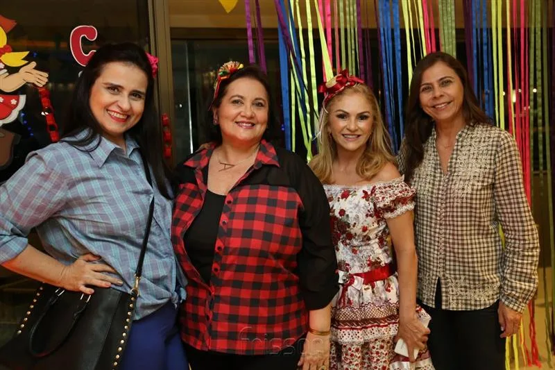 Ângela Magalhães, Amelia Fernandes, Juliana Albano e Gislaine Diógenes