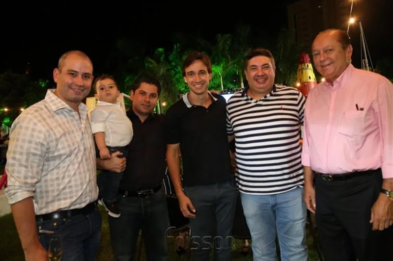 Andre Linheiro, Pompeuzinho, Pompeu Vasconcelos, Rodrigo Carvalho, Marcos Dias Branco e Rafael Leal