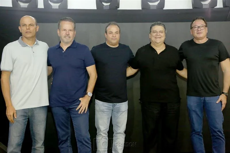 Ailton Junior, Bira Borges, André Camurça, Colombo Cialdini e Pedro Neto