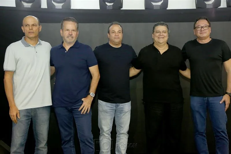 Ailton Junior, Bira Borges, André Camurça, Colombo Cialdini e Pedro Neto