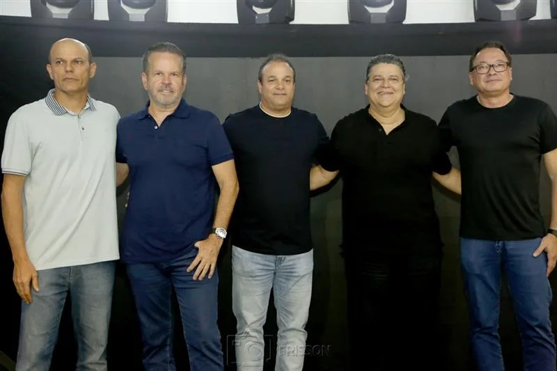 Ailton Junior, Bira Borges, Enio Cabral, Colombo Cialdini e Pedro Neto