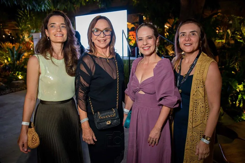 Ana Cecília Vasconcelos, Lúcia Wolff, Tânia Vasconcelos e Camila Bandeira