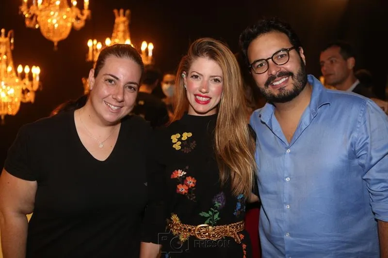 Clara Franck, Raquel Macedo e Vinícius Machado