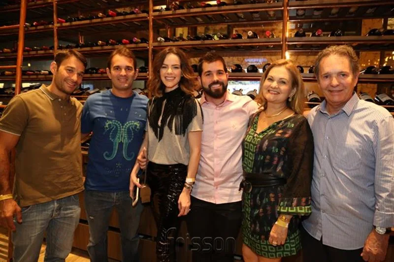 Claudio, Abelardo, Paulinha, Felipe, Lenise e Claudio Rocha