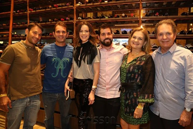 Claudio, Abelardo, Paulinha, Felipe, Lenise e Claudio Rocha
