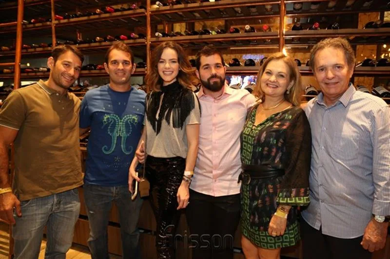 Claudio, Abelardo, Paulinha, Felipe, Lenise e Claudio Rocha