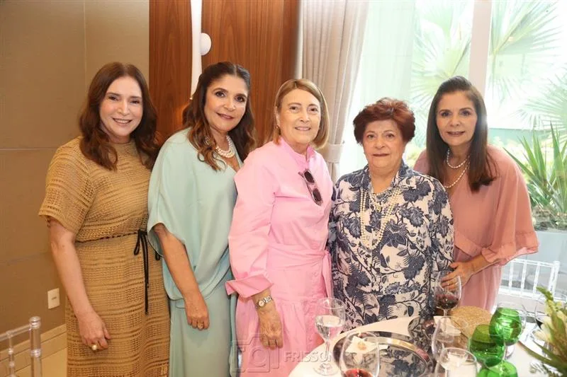 Adriana Teixeira, Cristiane Figueiredo, Kina e Célia Teixeira e Tatiana Otoch