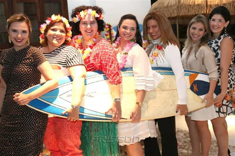 Cris Soares, Gisela Vieira, Camile Rôla, Cláudia Pinheiro, Montiele Arruda, Marilia Andrade e Priscila Capelo
