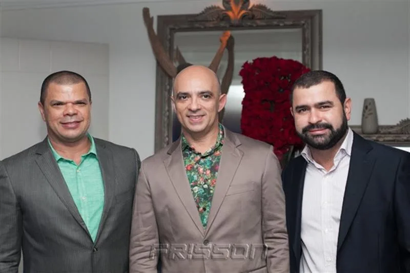 Alberto Gesler, Manu Gomes e Paulo Albuquerque