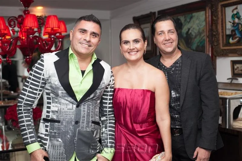 Luciano Vidal, Aninha e Léo Bossard