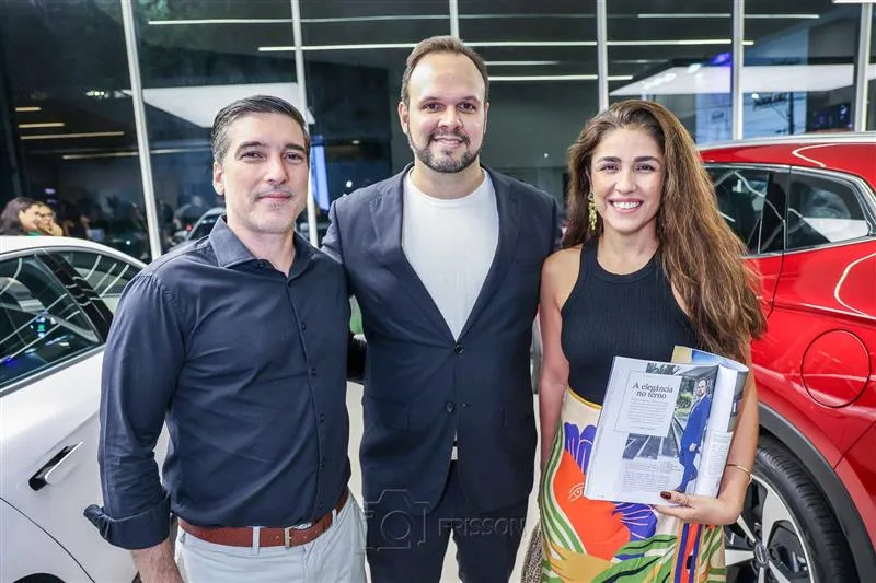 Adalberto Barreira, Jose Carlos Pinheiro e Thays Barreira