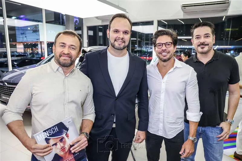 Carlos Henrique Araújo, José Carlos Pinheiro, Rafael Luna e Samuel Machado