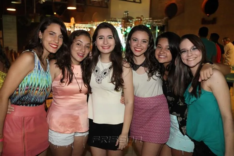 Beatriz Cortez, Letícia Rios, Ana Lara Arcanjo, Ingrid Almeida, Adely Santiago e Cláudia Vieira