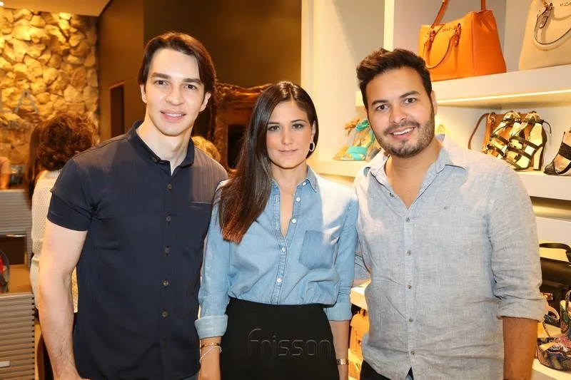 André Albuquerque, Aline Pinho e Vinicius Machado