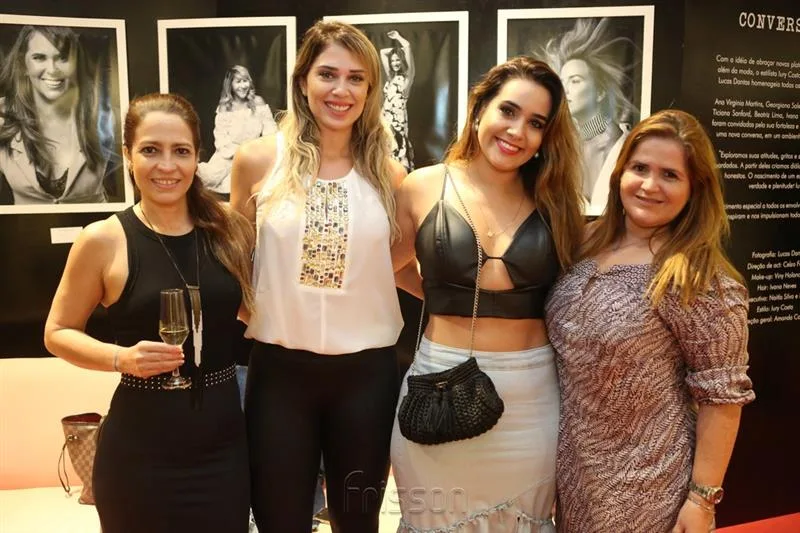 Fabiola Fonseca, Monique Lima, Ticiana Sanford e Vaneska Bezerra