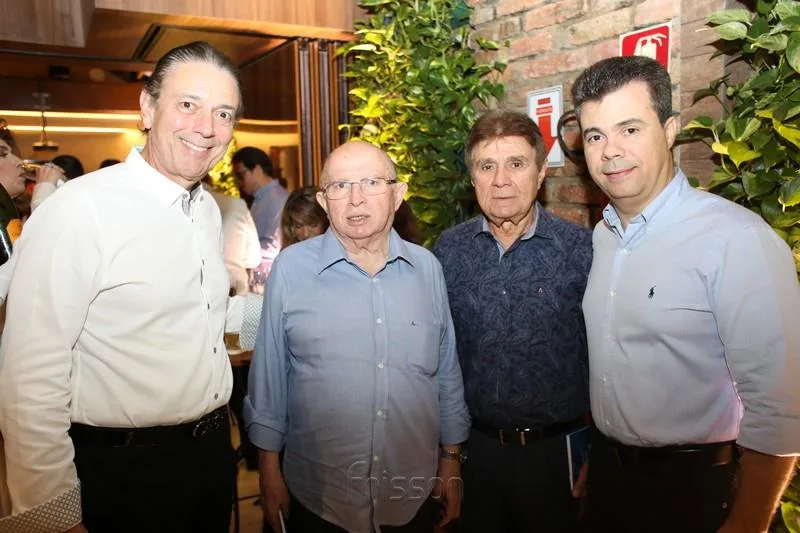 Afrânio Barreira, Roberto Cláudio Bezerra, Jorge Parente e Duda Brígido