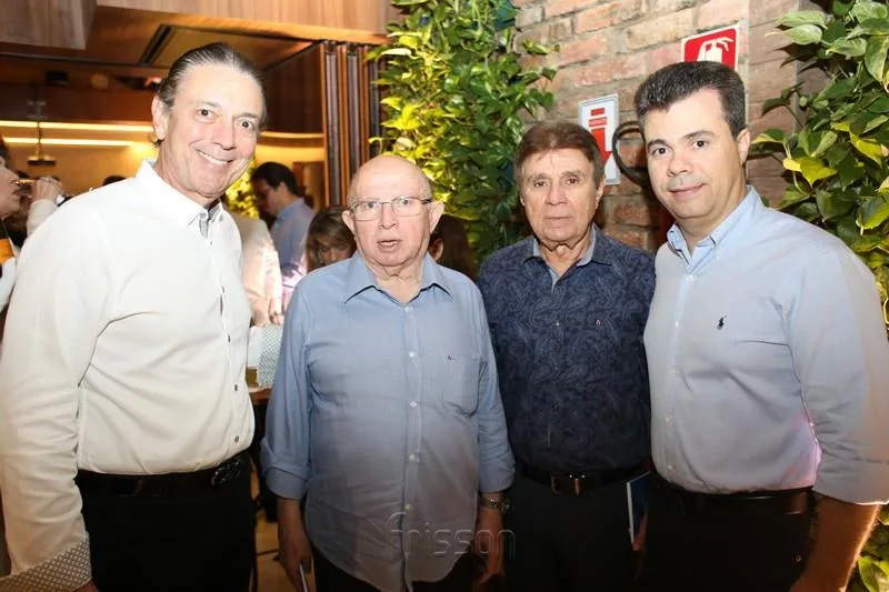Afrânio Barreira, Roberto Cláudio Bezerra, Jorge Parente e Duda Brígido