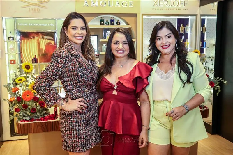 Dzrre Cavalcante, Cleane Fontenele e Viviane Almada