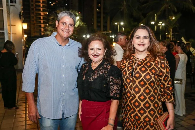 Carlos Ribeiro, Elizabeth Alice e Cristiane Ribeiro