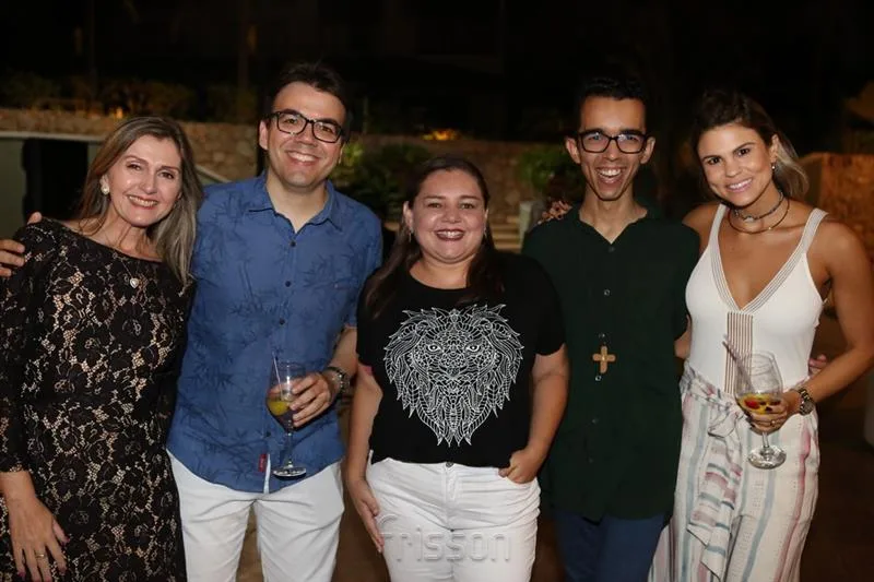 Carla Verneque, Gustavo Rocha, Inara Brito, Matheus Carvalho e Mariana Pinto