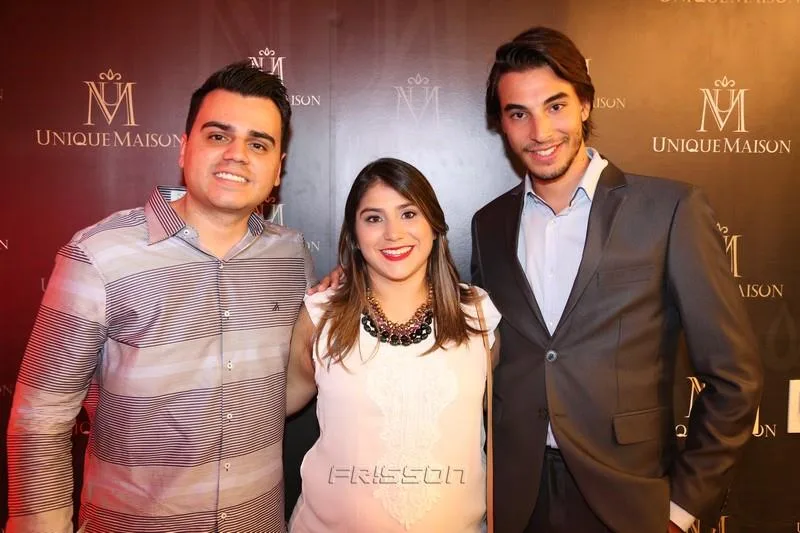 Armando Araújo, Nathália Teixeira e Oliver Lord