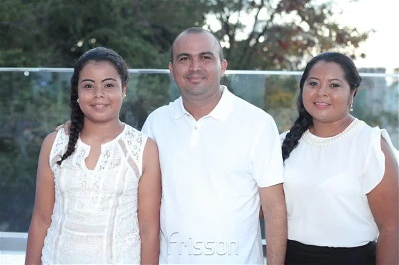 Alice Gerônimo, Alexandre e Rosângela Silva