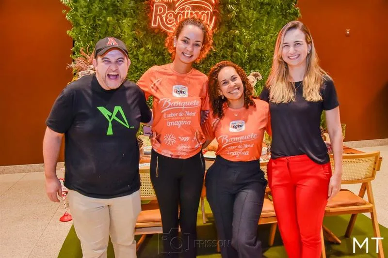 Alex Façanha, Renata Rangel, Alice Paiva e Priscila Mesquita