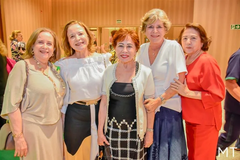 Ana Maria Pessoa, Ângela Cunha, Tane Albuquerque, Stella Rolim e Nubia Cavalcante