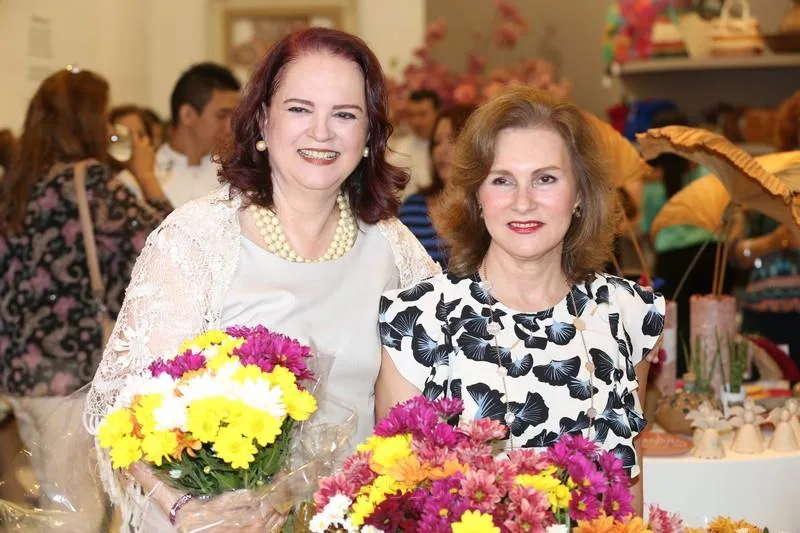 Ethel Whitehurst e Renata Jereissati