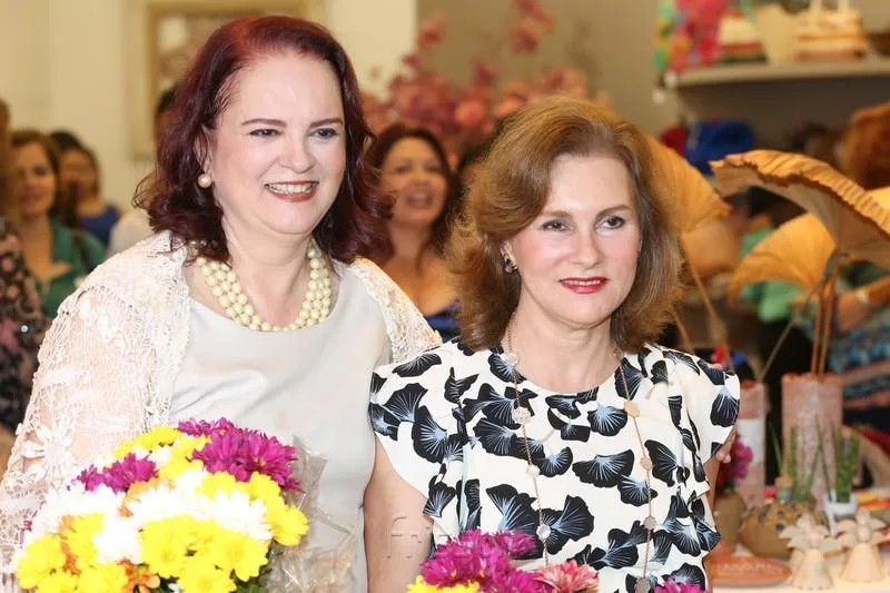 Ethel Whitehurst e Renata Jereissati