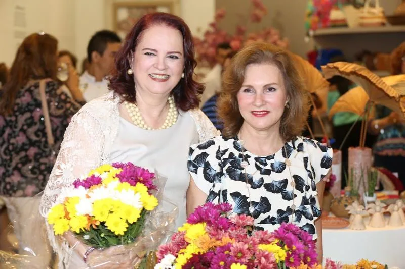 Ethel Whitehurst e Renata Jereissati