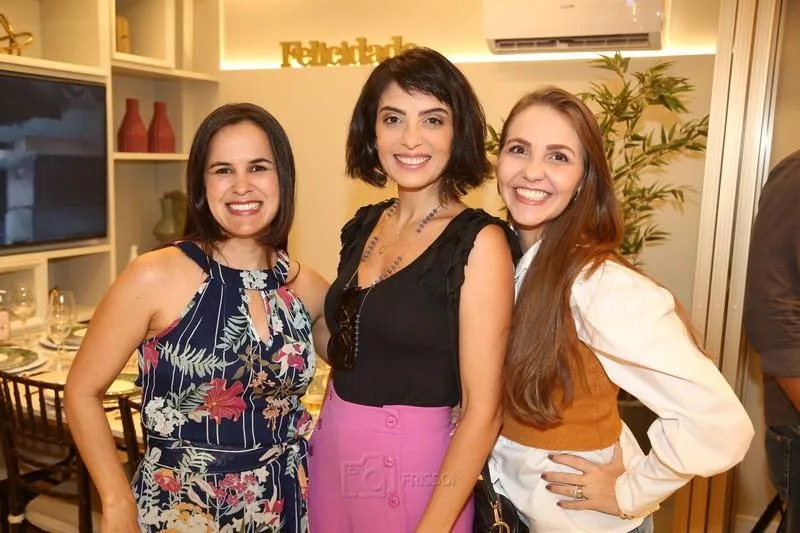 Camila Freitas, Andréa Pinheiro e Rafaella Resende