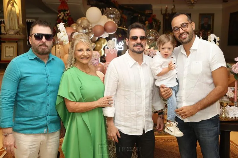 Cesar Martins, Rosangela Dias, Miguel filho, Miguel Neto e Igor Brito