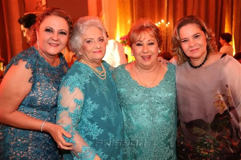 Anayde de Melo, Mazé Lobo, Noélia Bandeira de Melo e Cristina Botelho