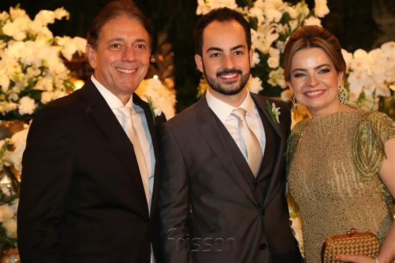 Afrânio, Felipe e Daniela Barreira