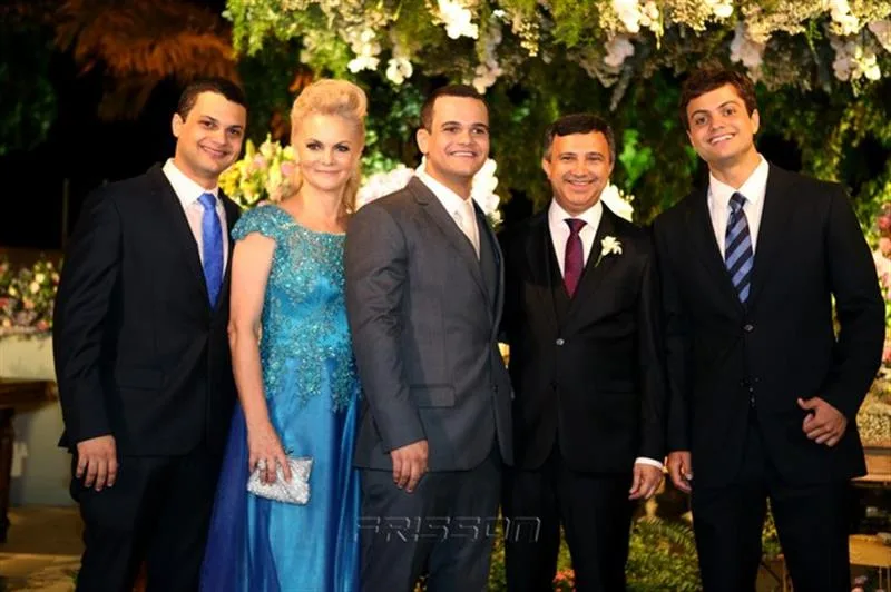 Benjamin, Ester, Washington Filho, Washington e Fausto Gois