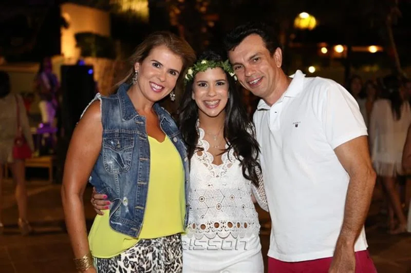 Alexandra, Marcela e Fred Pinto