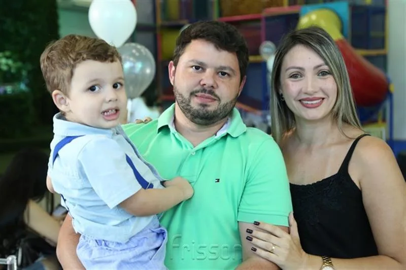 Arthur, Fabio e Patricia Valente