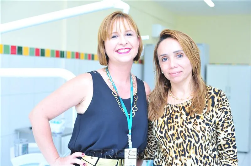 Aline Gouveia e Meg Saraiva