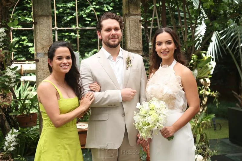 Camila Castelo, Victor Perlingeiro e Maria Braz