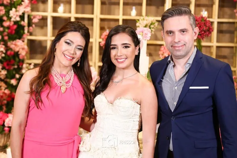 Roberta Neves, Maria Giulia e Bruno Neves