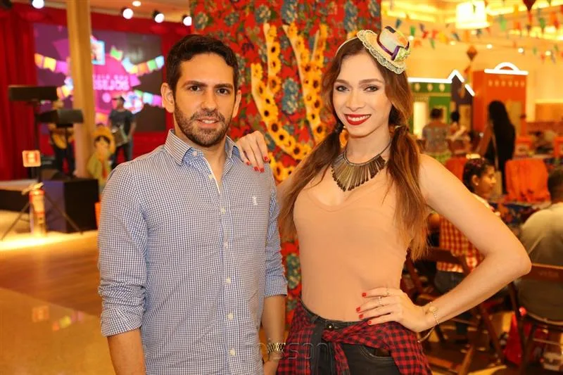 Leonardo Santiago e Marina Cequine